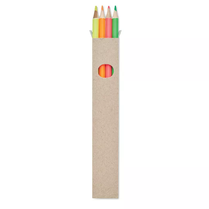 BOWY 4 markeerpotloden in doosje