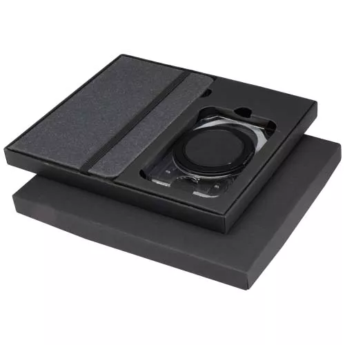 Kern A6 notitieboek met harde kaft en MagSafe portemonnee geschenkset