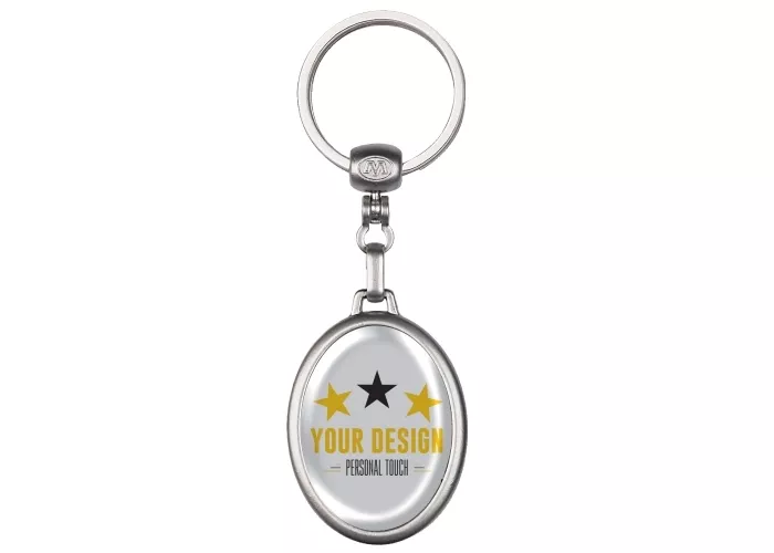 Sleutelhanger metaal 2 zijdig