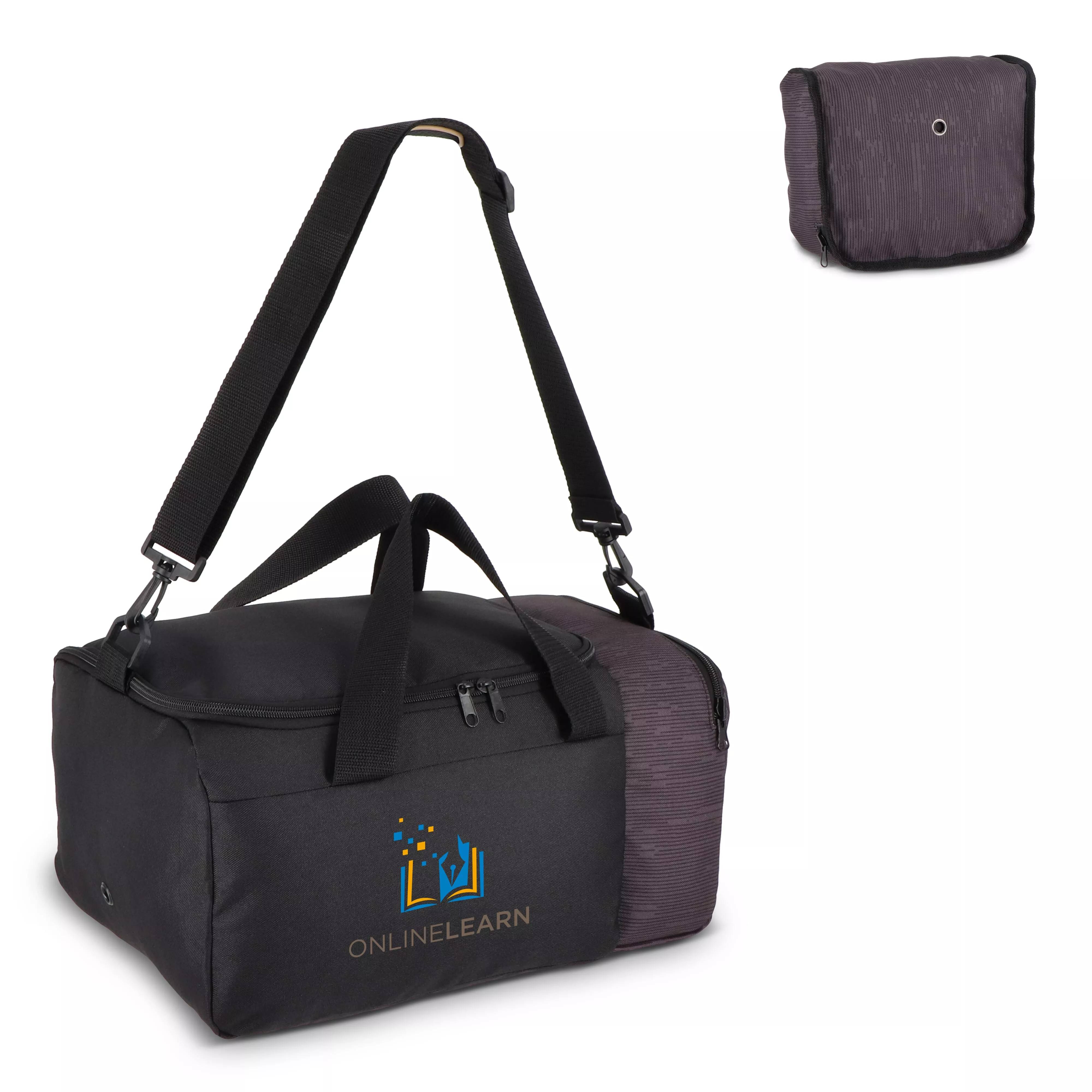 R-PET 600D opvouwbare tas voor onder de stoel 20L