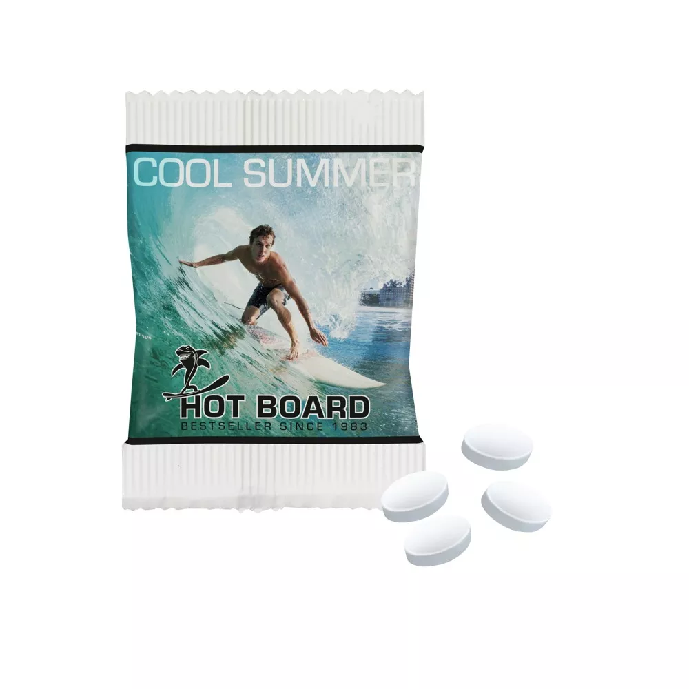 Papieren zakje met Cool-Ice pastilles