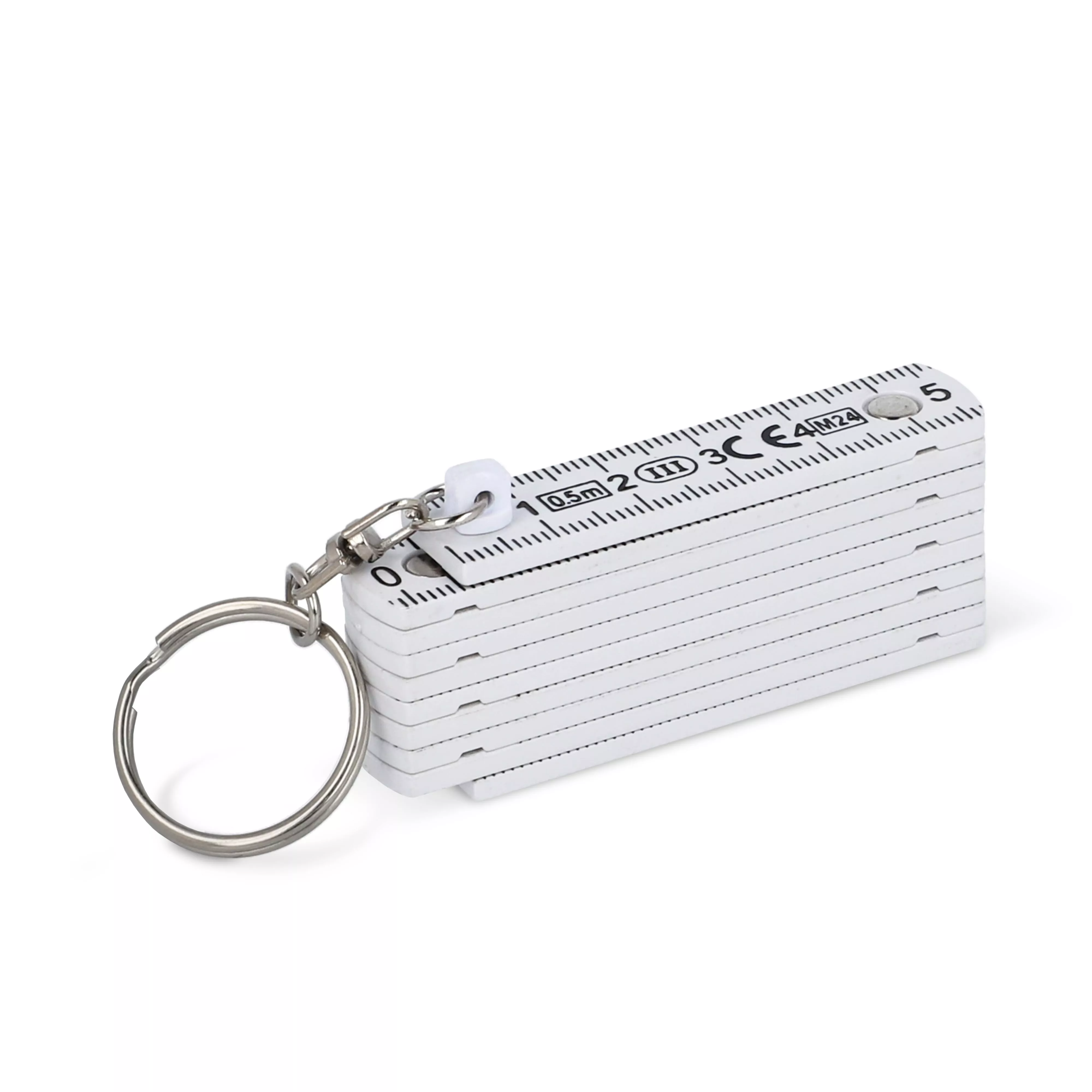 Gekalibreerde duimstok sleutelhanger 0,5m