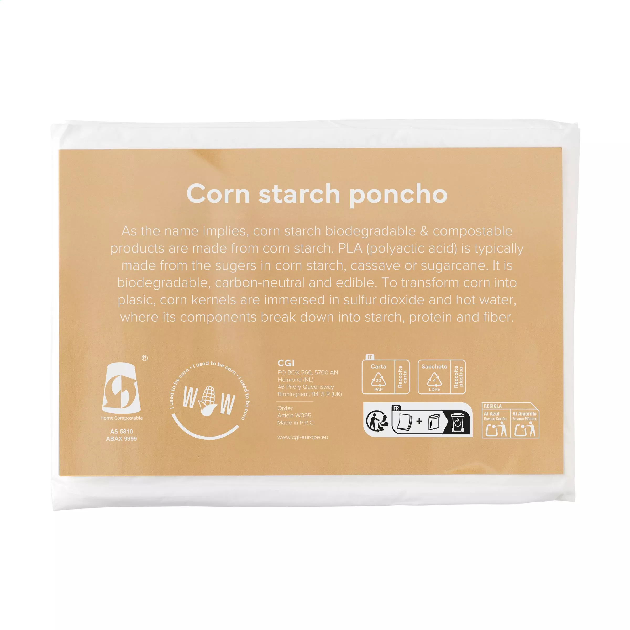 Corn Poncho regenponcho