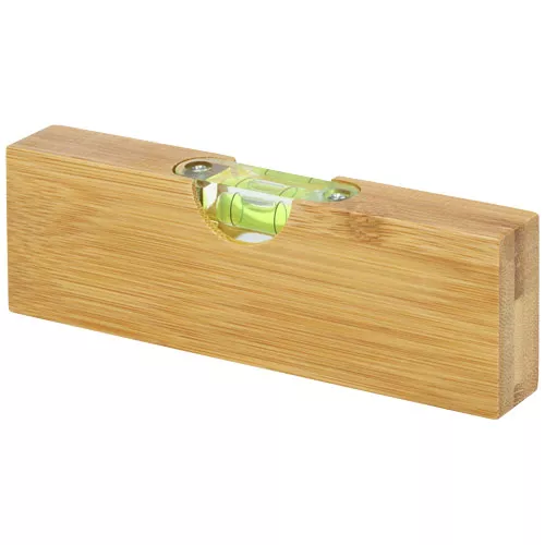 Flush waterpas van bamboe met flesopener