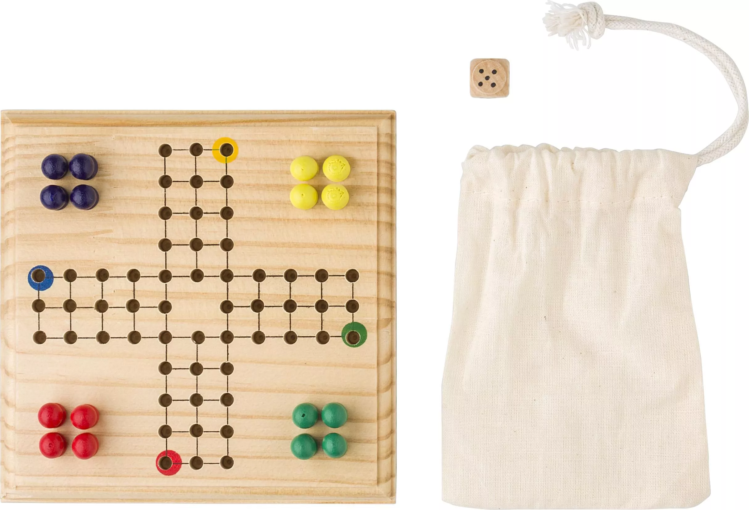 Houten ludo spel Yasir