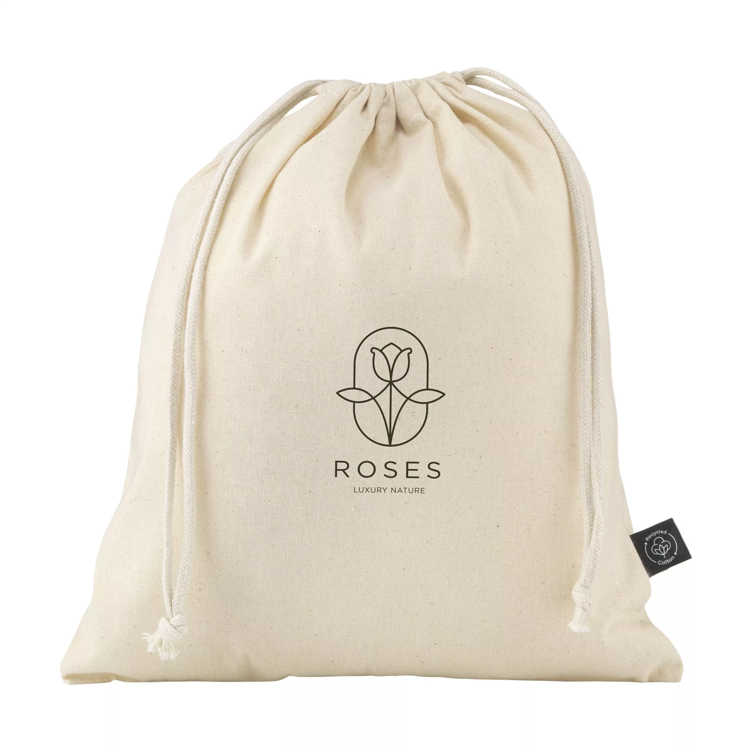Gift Pouch Naturel GRS Recycled Cotton (150 g/m²) M
