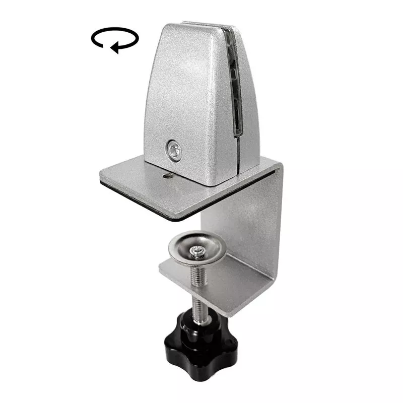 Draaibare bureauklem 40 mm voor plexiglas schermen