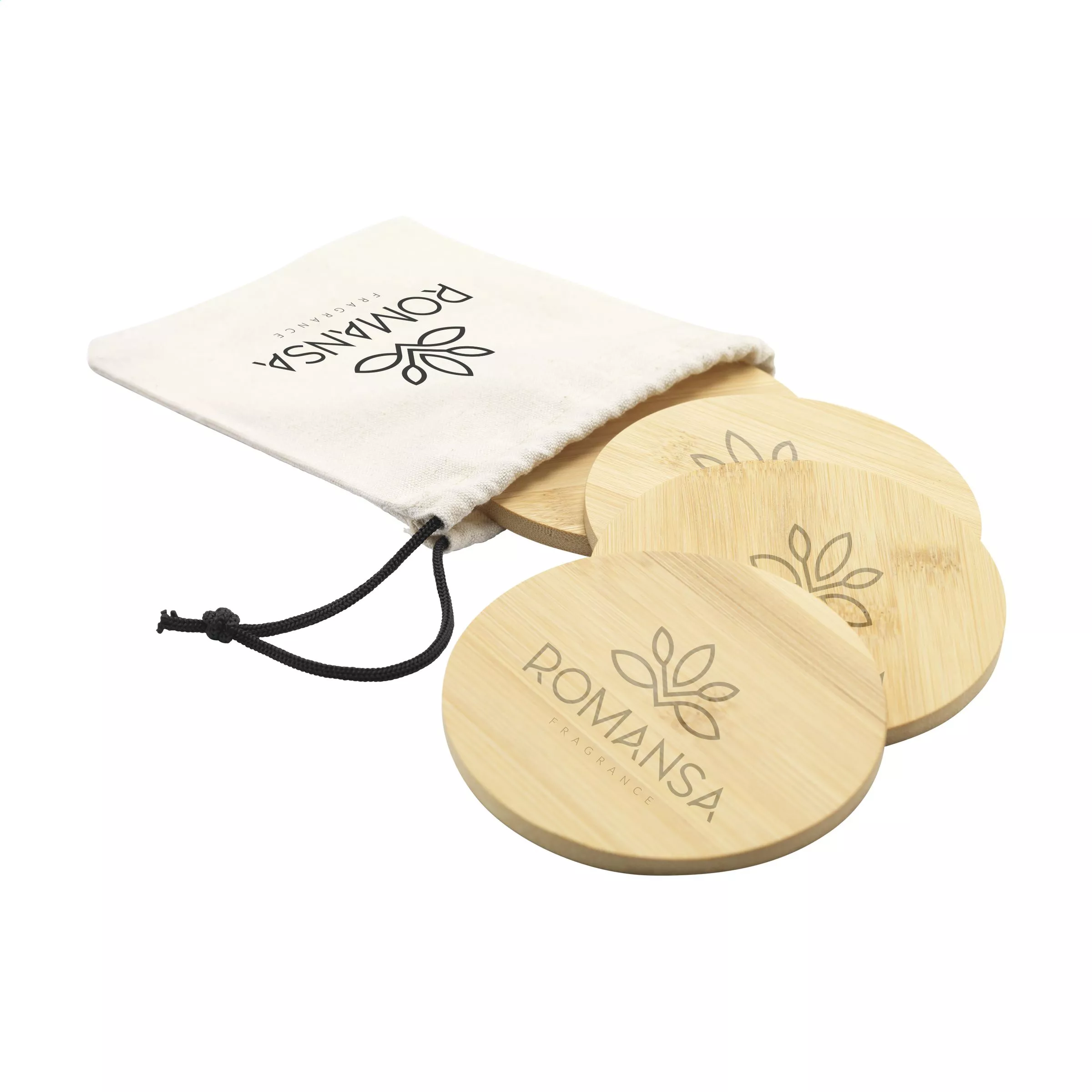 Bamboo Coaster Set onderzetters