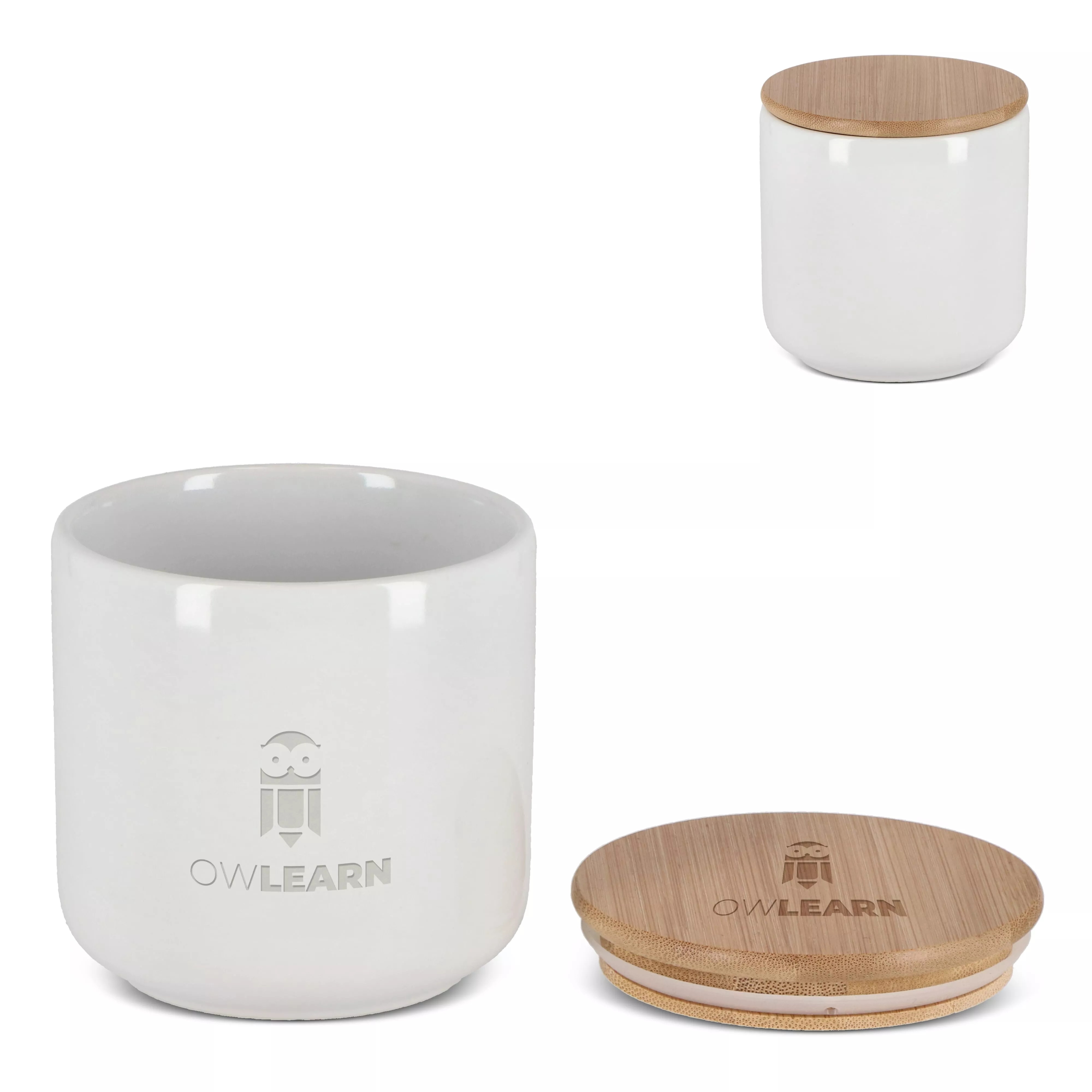 Bus keramiek & bamboe 550 ml