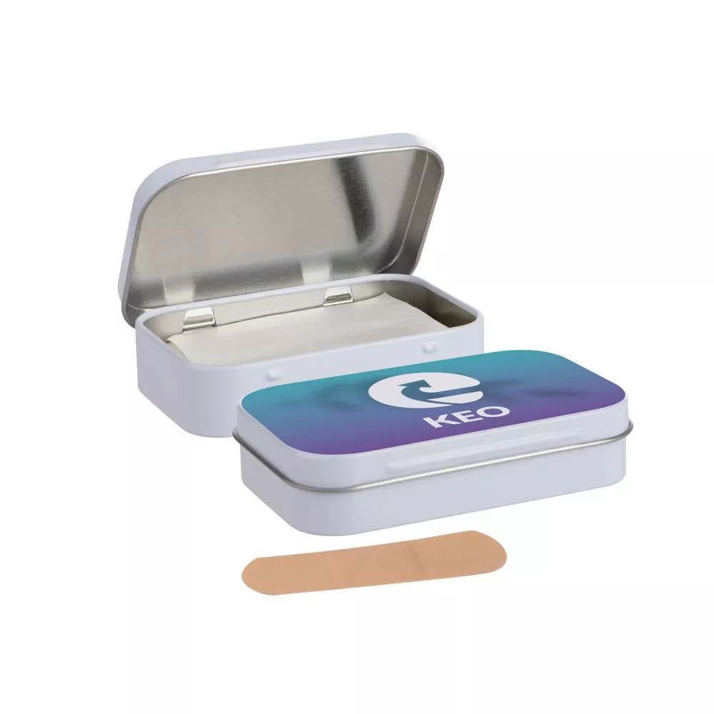 Blikje met pleisters