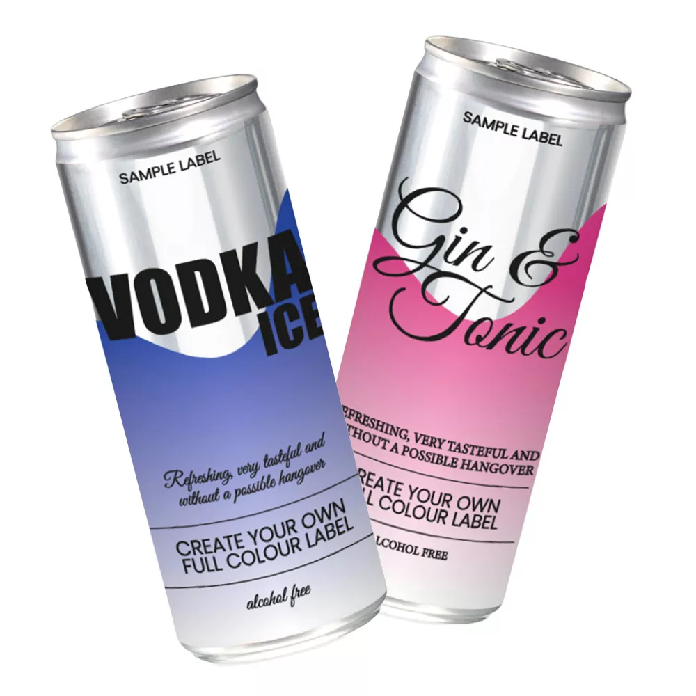 Mocktails aluminium blikje bedrukken (250 ml)