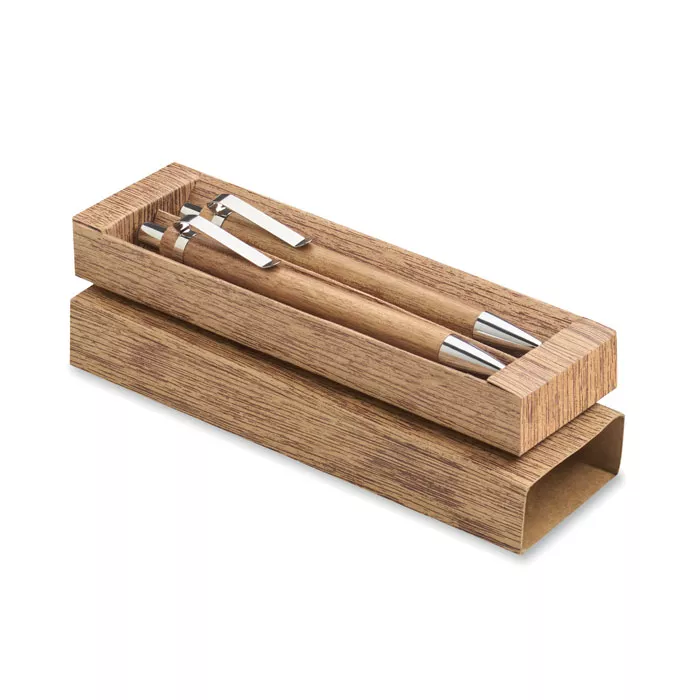 JAKARTA SET Acaciahout pen- en potloodset