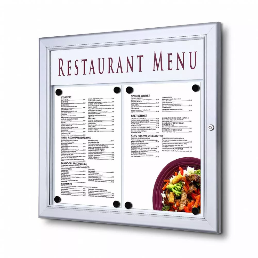 Menubord Outdoor met Logo Paneel