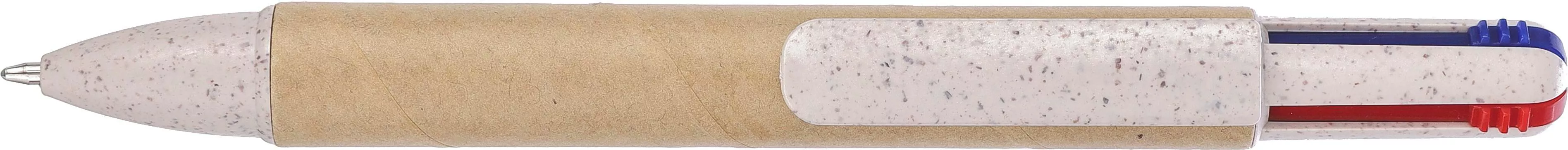 Gerecycled karton vierkleurenbalpen Deborah