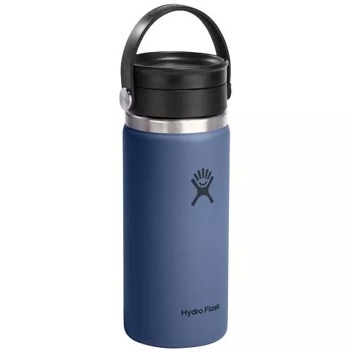 Hydro Flask-beker met brede opening, 473 ml, geïsoleerd roestvrij staal, met Flex Sip™-deksel