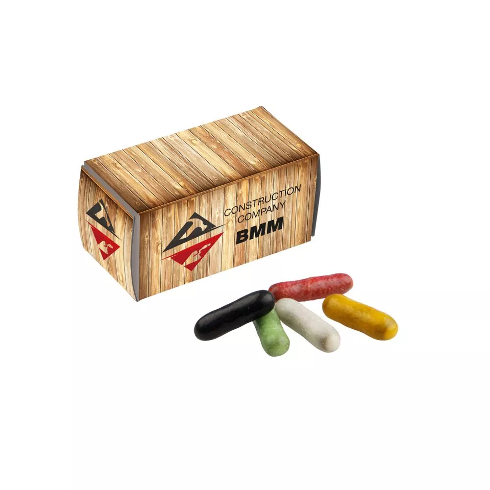 Container doosje gevuld met snoep