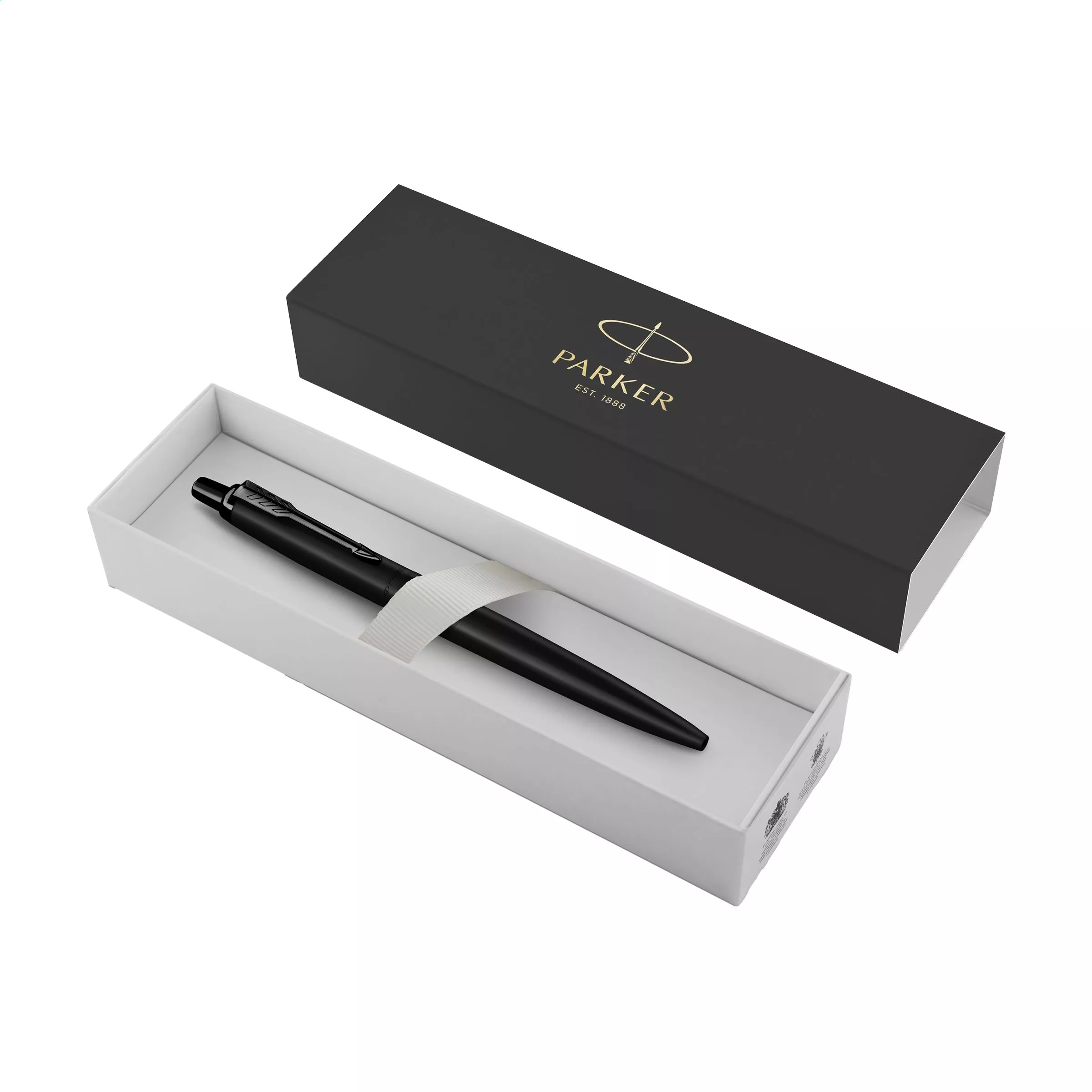 Parker Jotter XL Black Monochrome Balpen - blauwe inkt