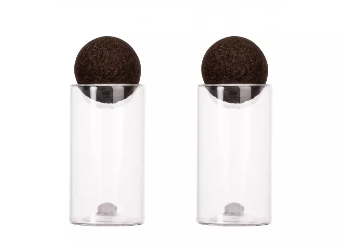 Sagaform Nature zout/peper potjes met kurkstoppers 2 st.