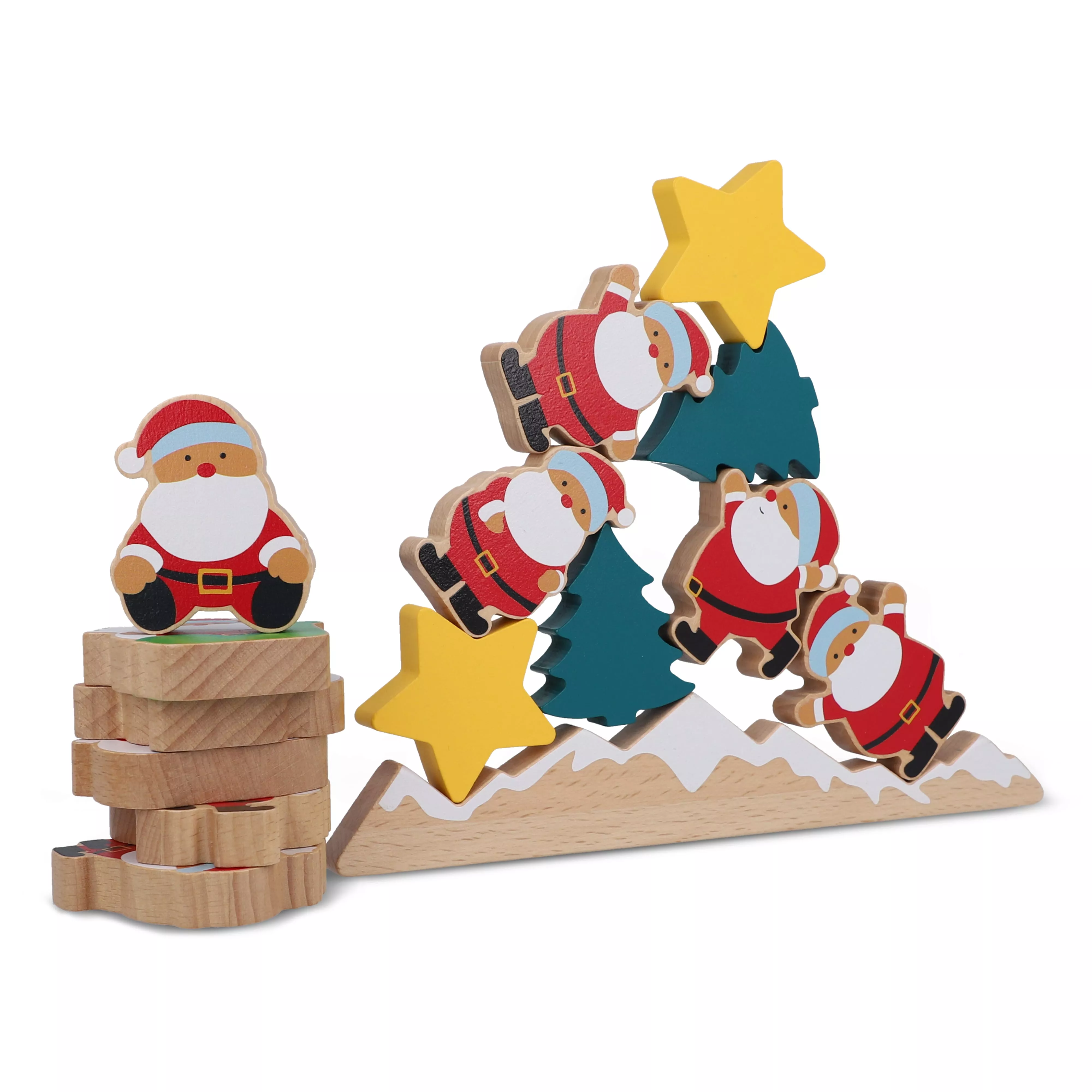 InSideOut Houten Kerstman-balanceerspel