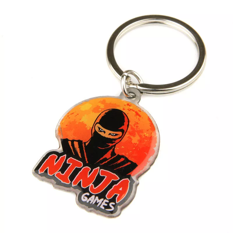 Full Color Metalen sleutelhangers (custom made)