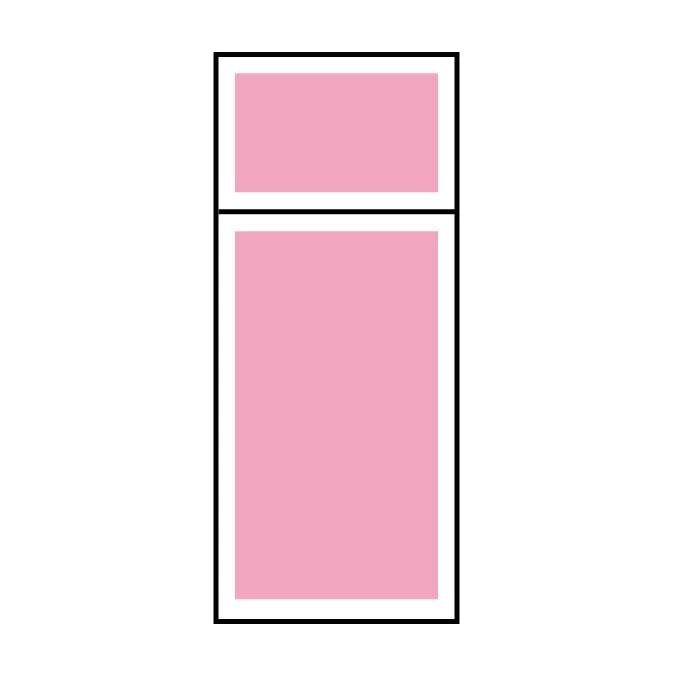 40 x 33 cm (8.25x20 cm) bestekvouw - row1