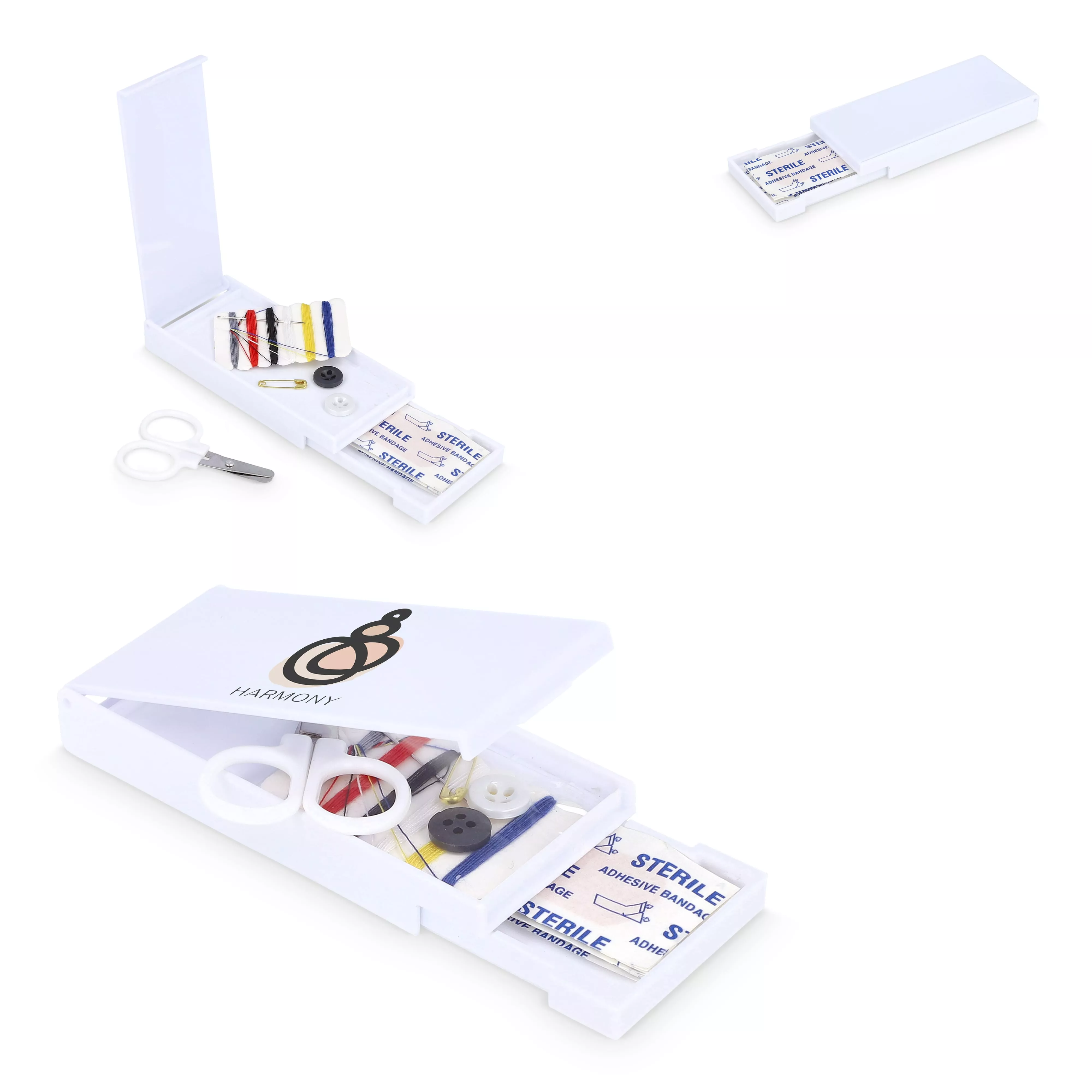 Reis naaien en pleisterset in PP-case