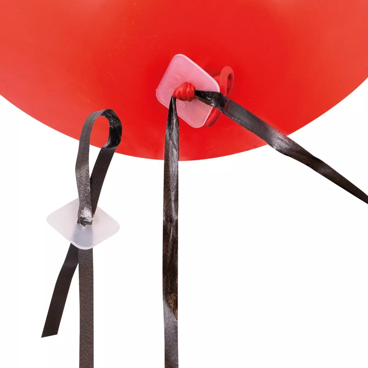 Polyband met snelafsluiter zwart