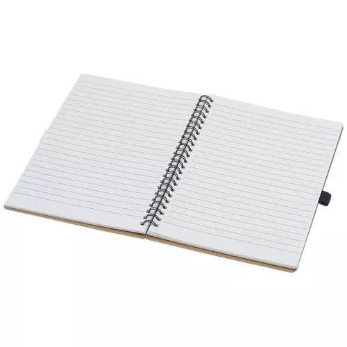 Cobble A5 wire-o gerecycled kartonnen notitieboek met steenpapier