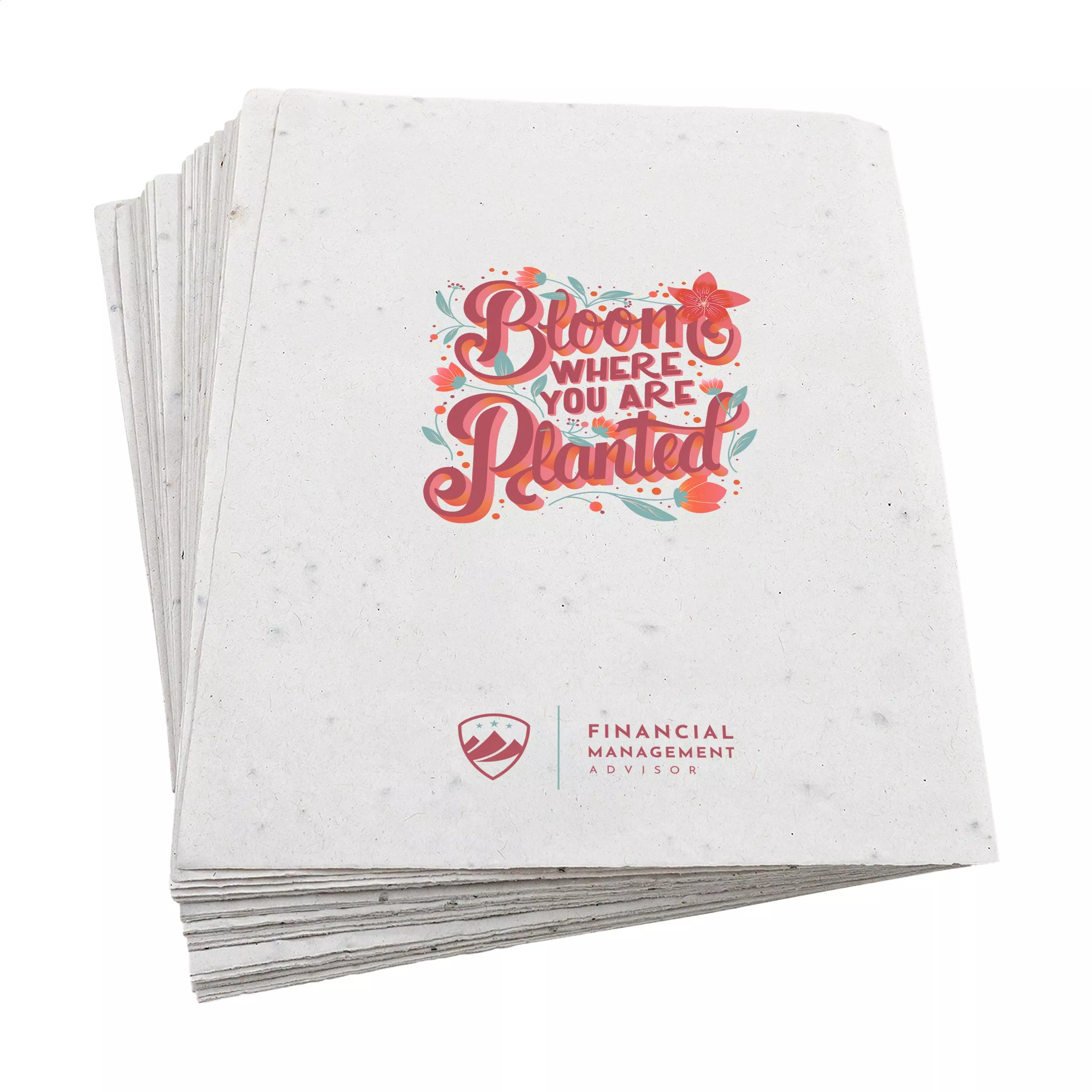 Leaflet A6 Flower Seed Paper (200 g/m²)