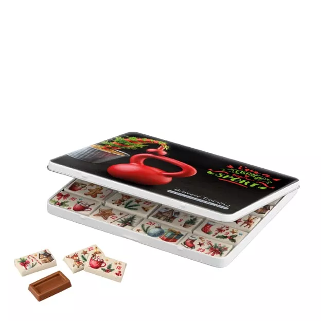 Adventskalender decoratief blik