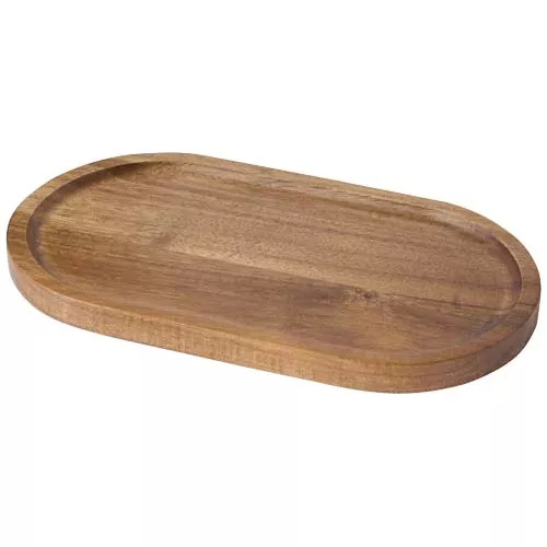 Edge dienblad van acaciahout