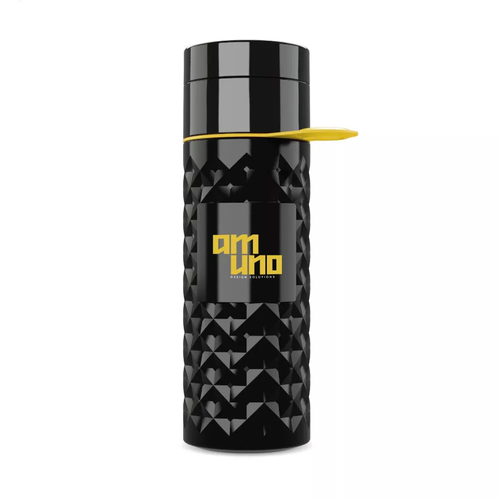 Join The Pipe Nairobi Ring Bottle Black 500ml waterfles