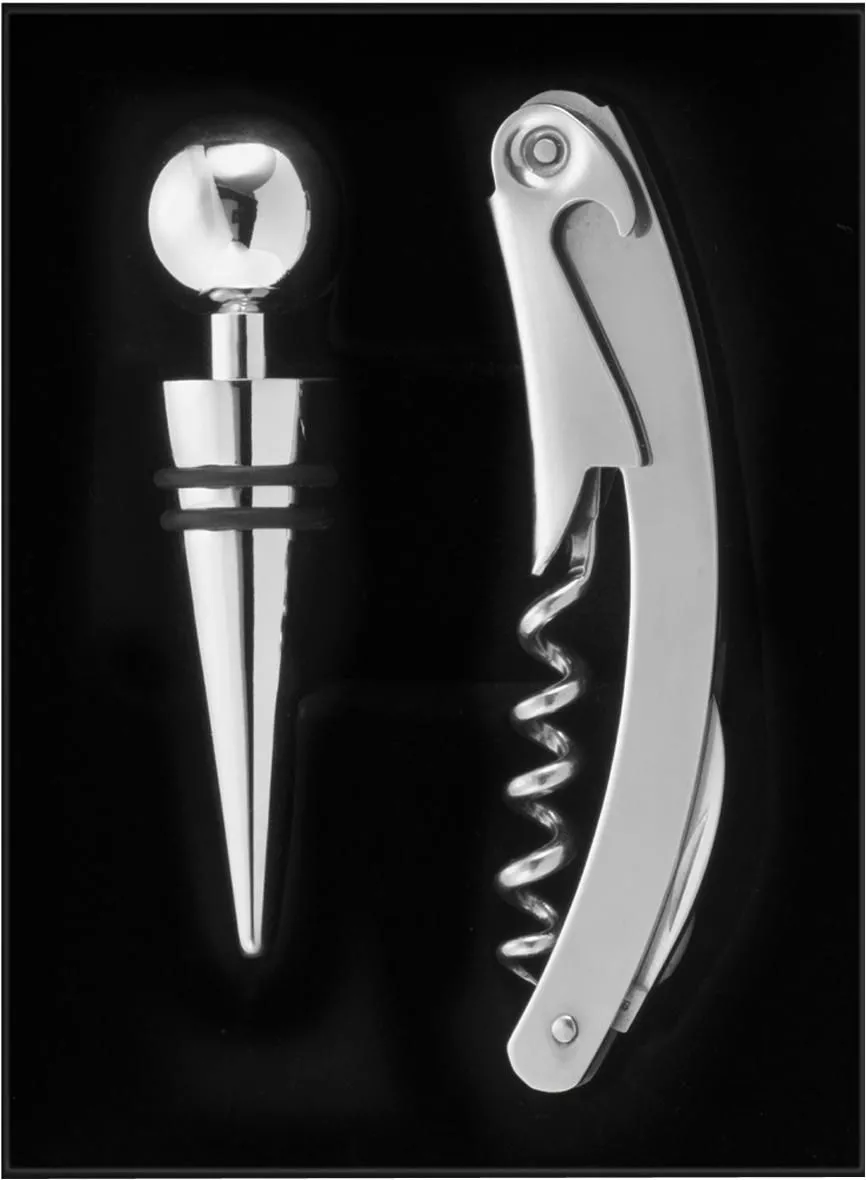 RVS wijn cadeauset Eve