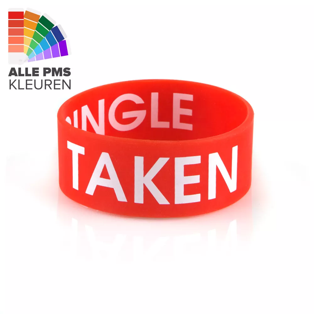 Siliconen Polsbandjes Extra Breed
