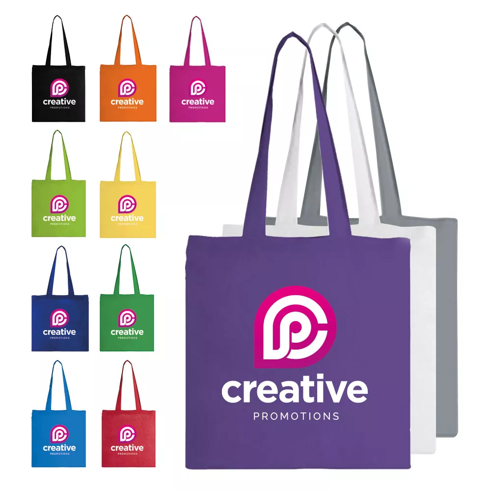 Carolina 100 g/m² katoenen draagtas 7L