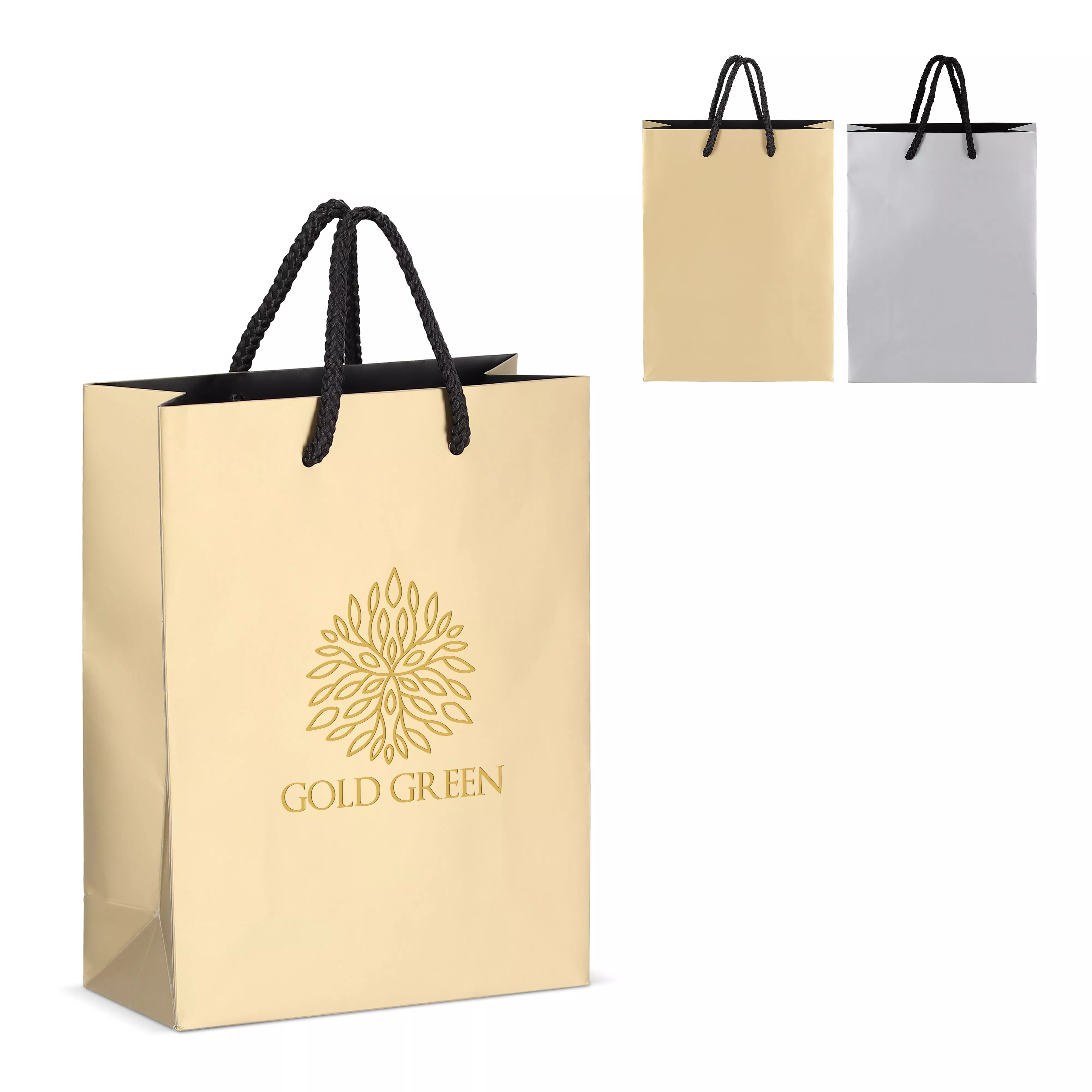 Papieren cadeautas 18 x 8 x 24cm 200g/m²