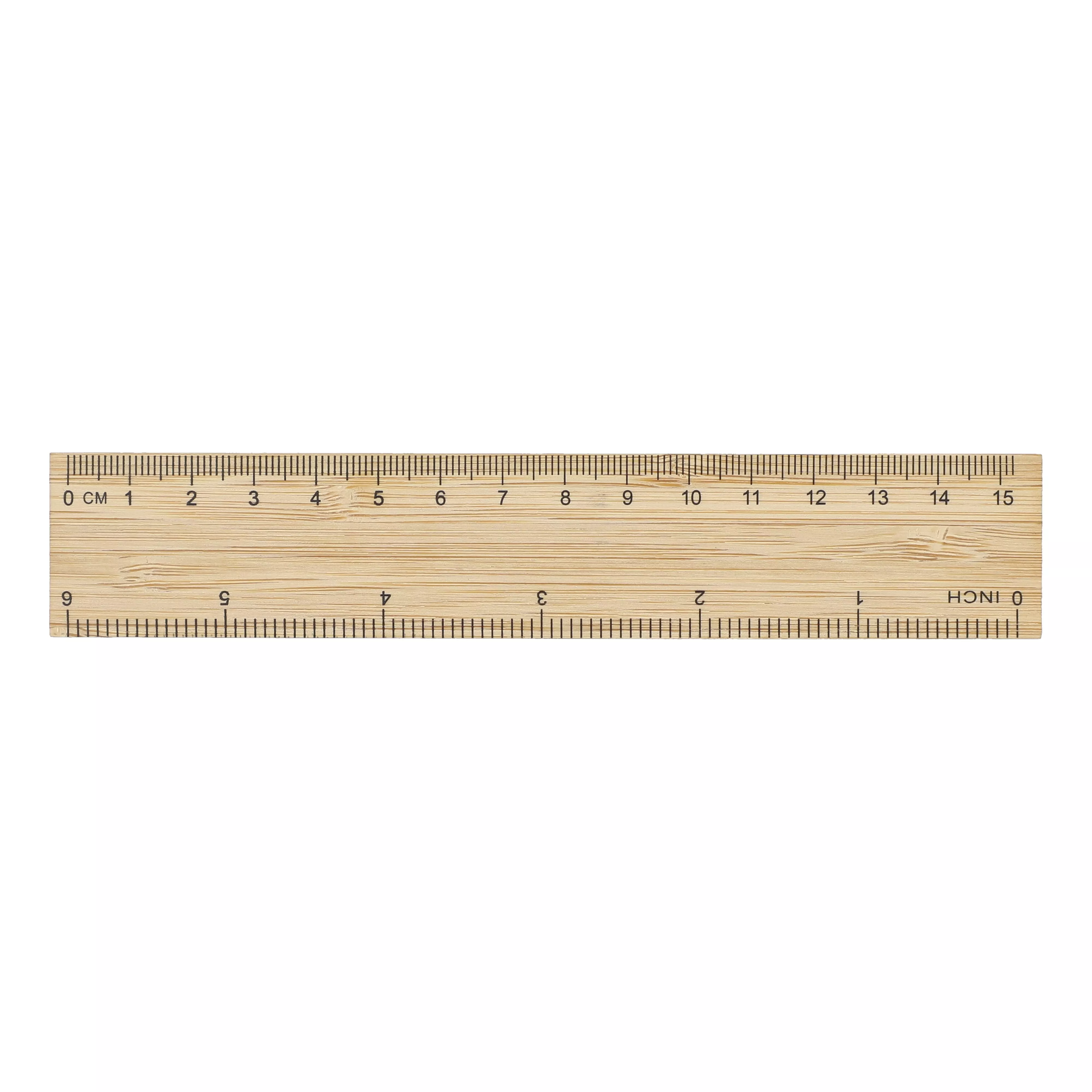 Bamboe liniaal 15cm