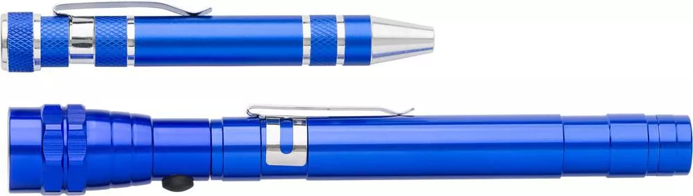 Aluminium 2-in-1 zaklamp Olivia