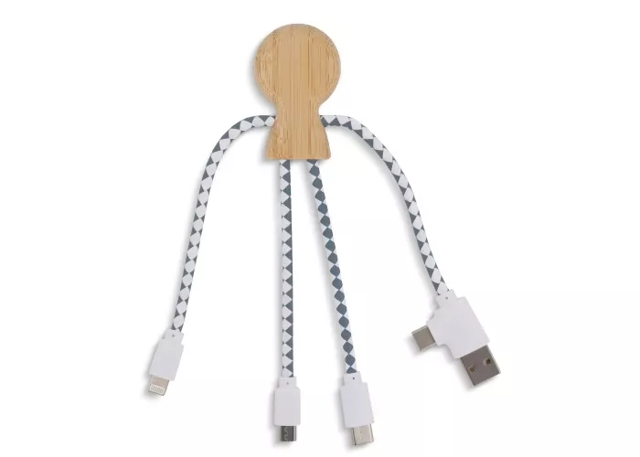 Xoopar Mr. Bio Bamboo Charging Cable