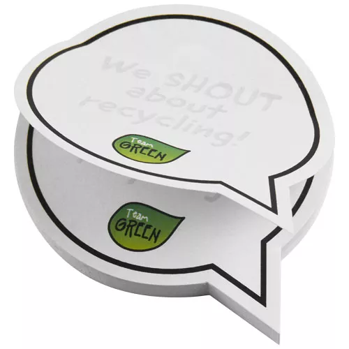 Sticky-Mate® tekstballonvormige gerecyclede sticky notes