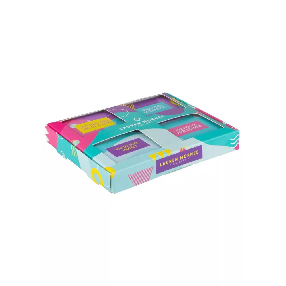 Set met 4 blikjes in een doosje