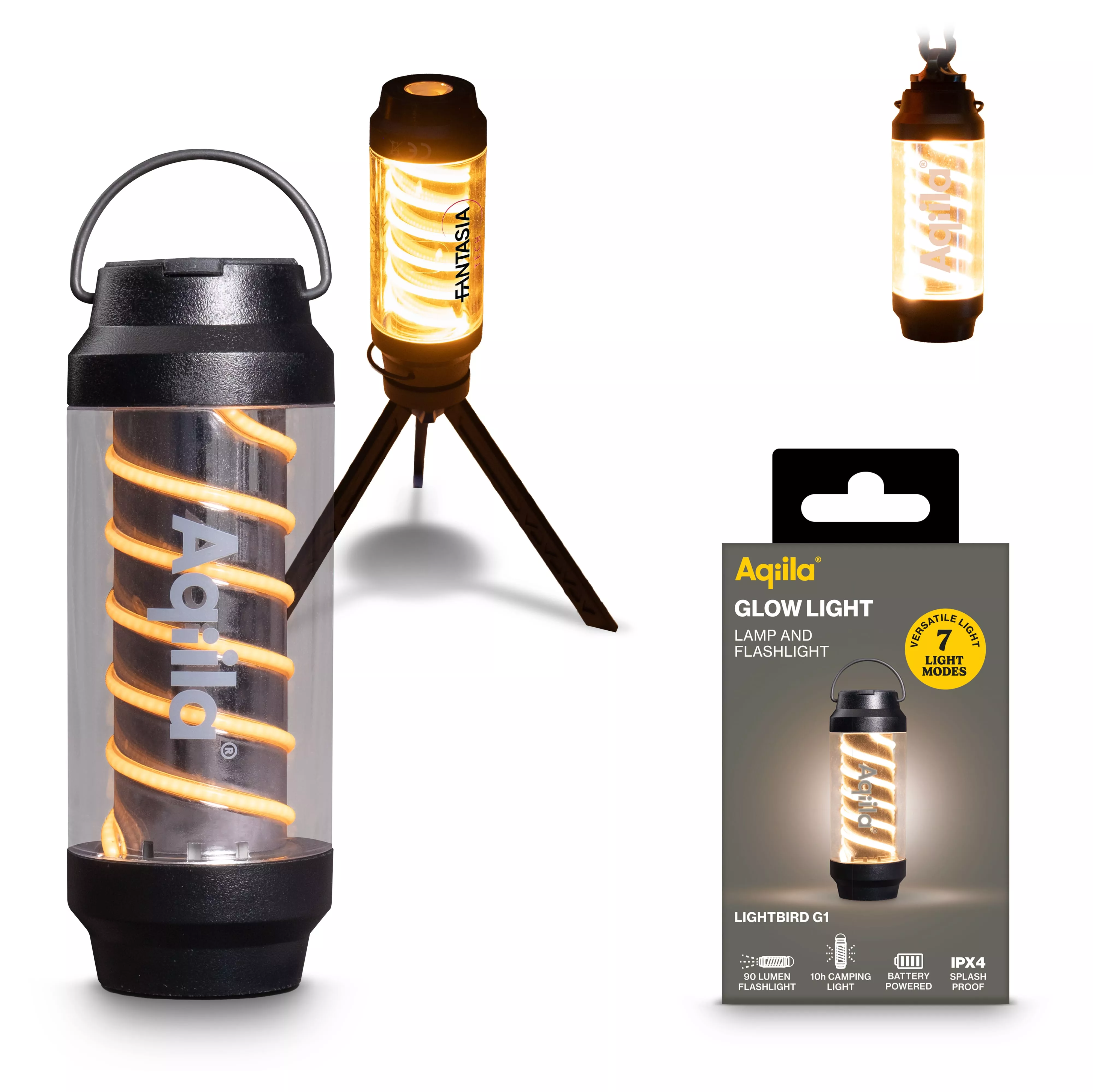 Aqiila Lightbird G1 Camping lamp en Zaklamp