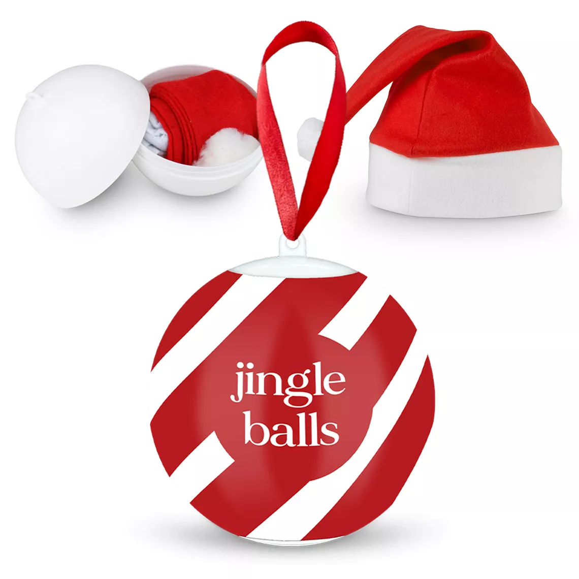 Kerstbal gevuld met verrassing