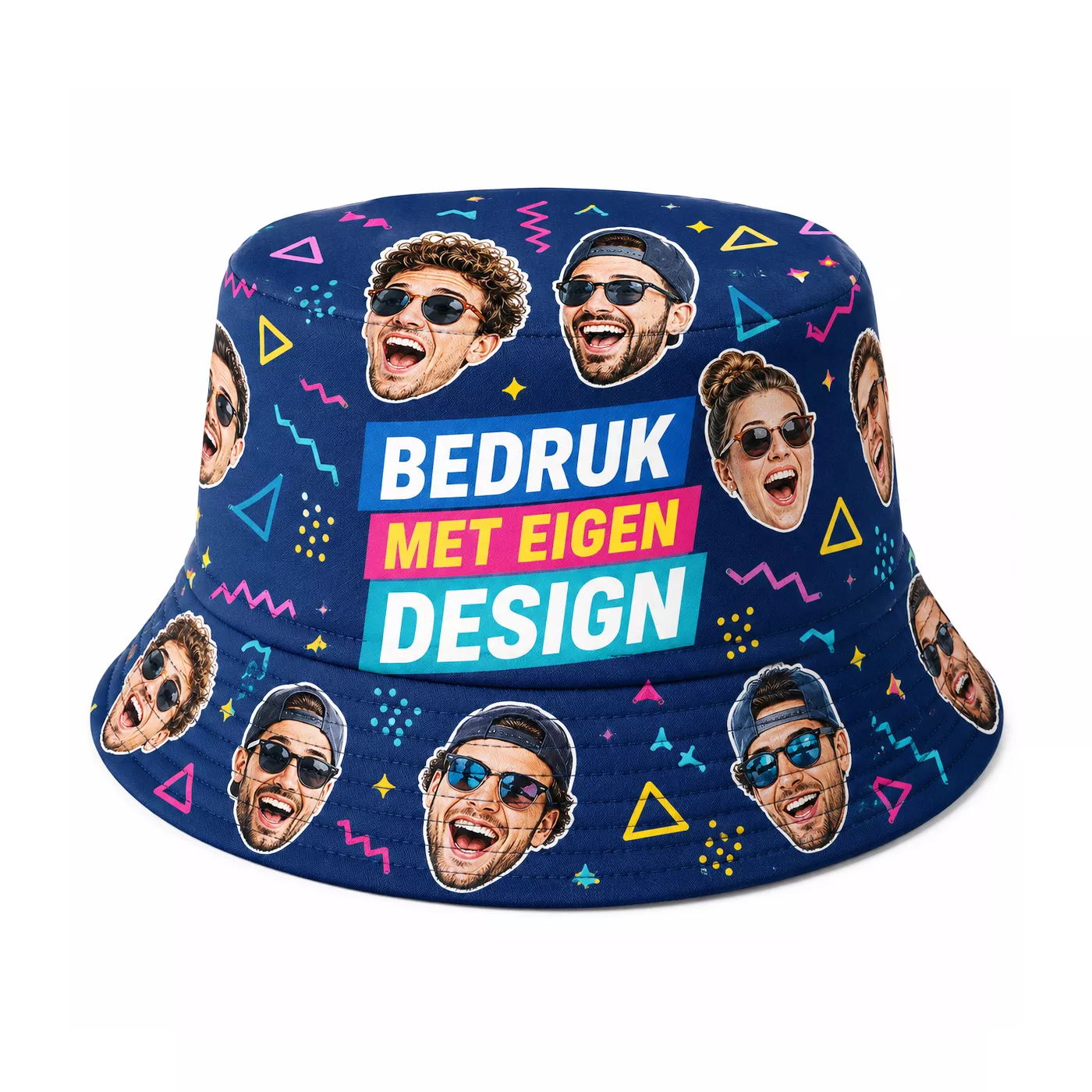 Vissershoedjes all-over bedrukken
