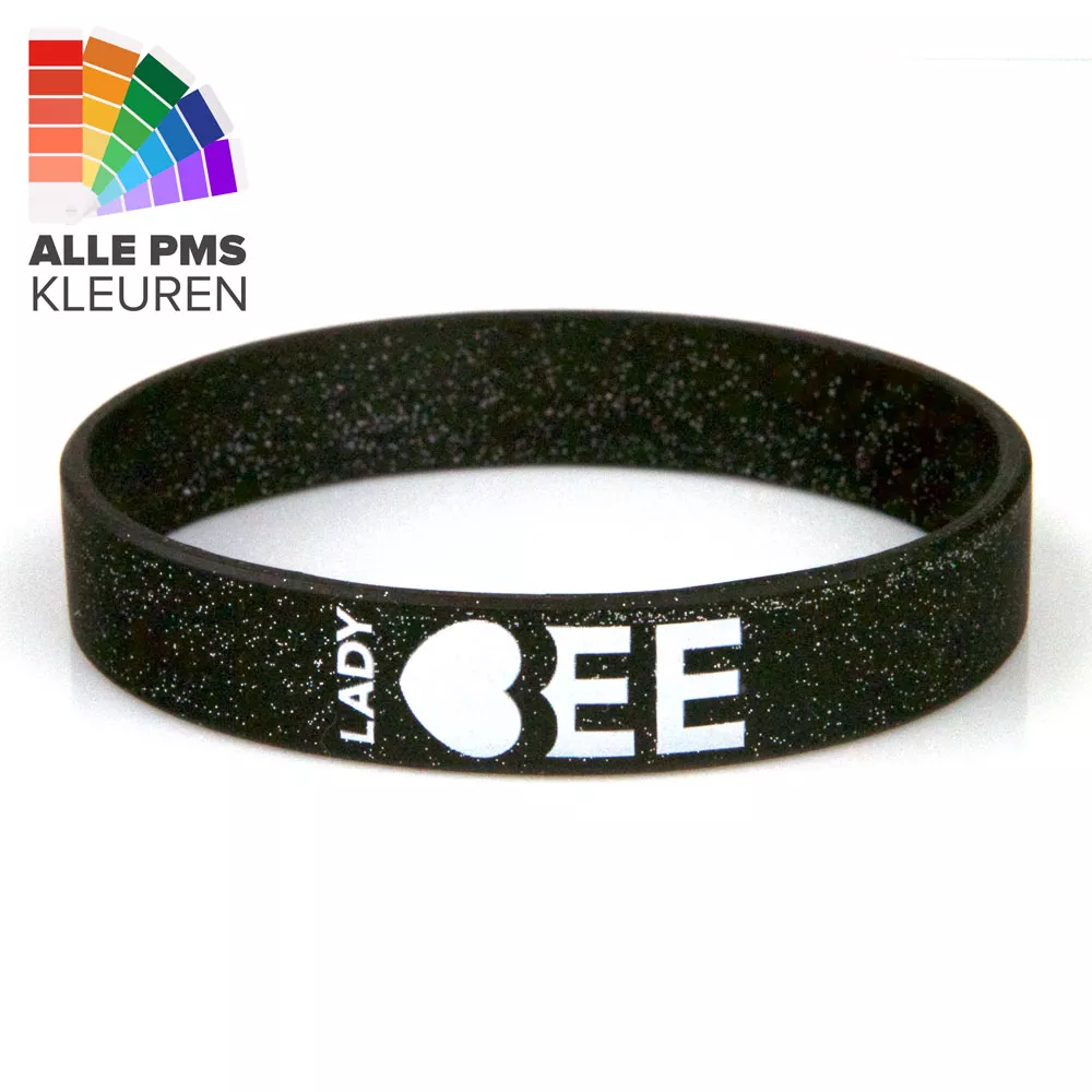 Siliconen Polsbandjes met Glitters