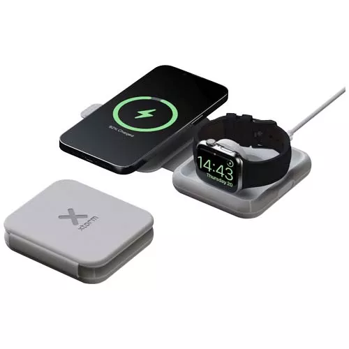 Xtorm XWF21 opvouwbare 2-in-1 draadloze reislader 15 W