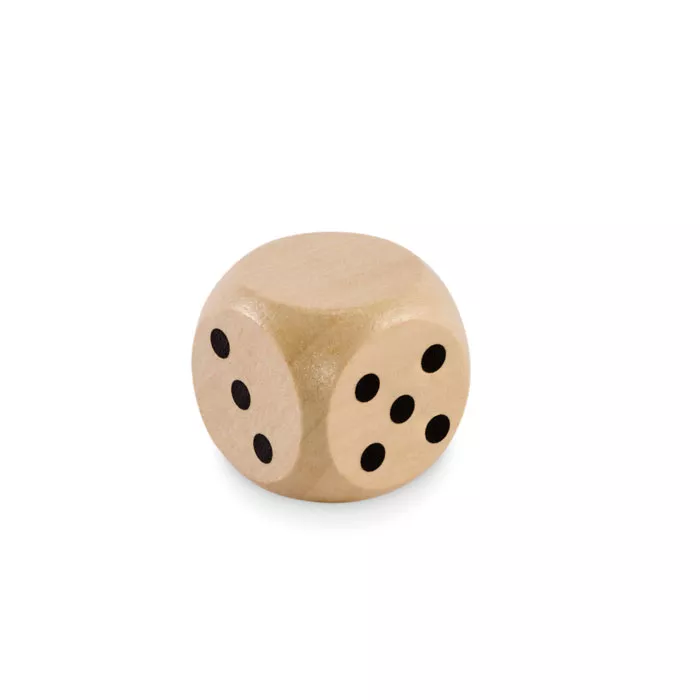 DADIN Schima houten dobbelsteen 3cm