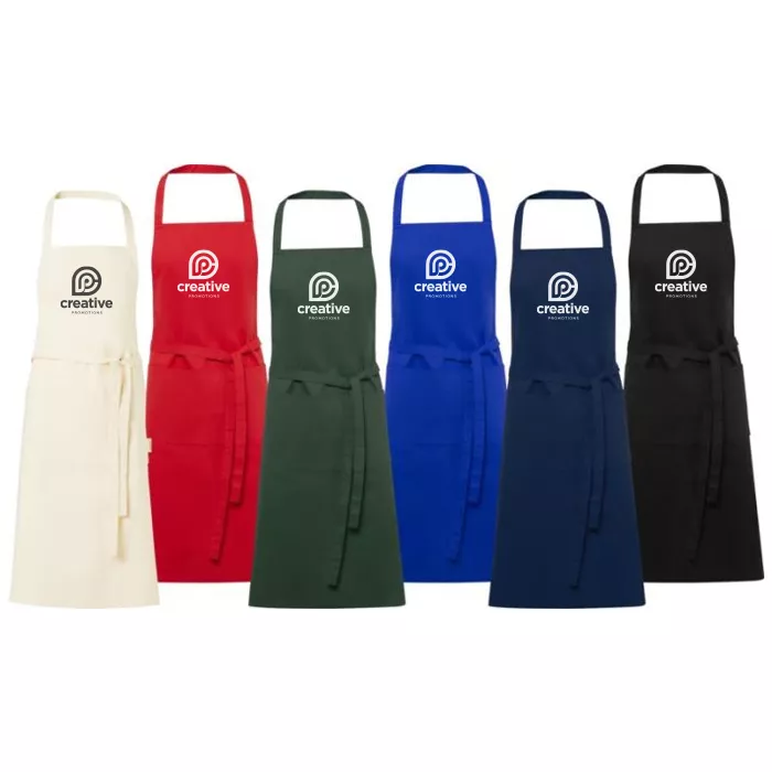 Orissa organisch katoenen schort van 200 g/m2