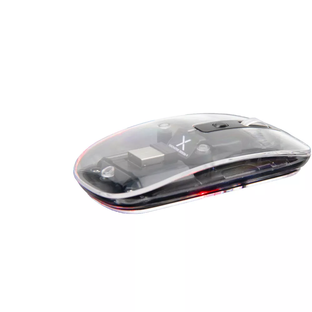 SCX.design O24&nbsp;transparante multimode draadloze 2,4 GHz Bluetooth® muis