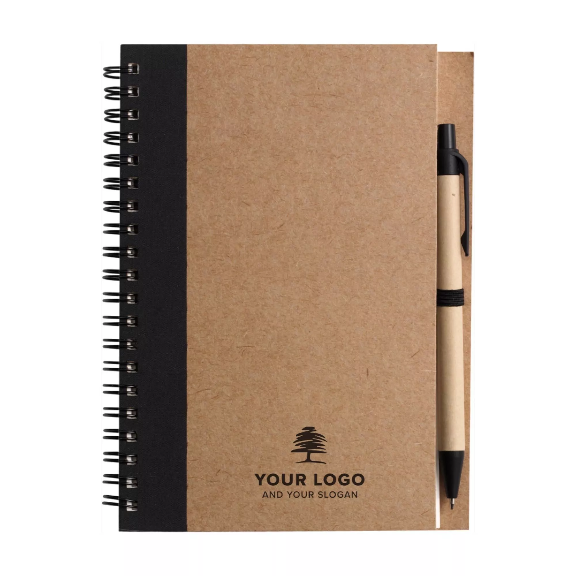 Notitieboek Stella | Gerecycled karton | Gelijnd | Met balpen